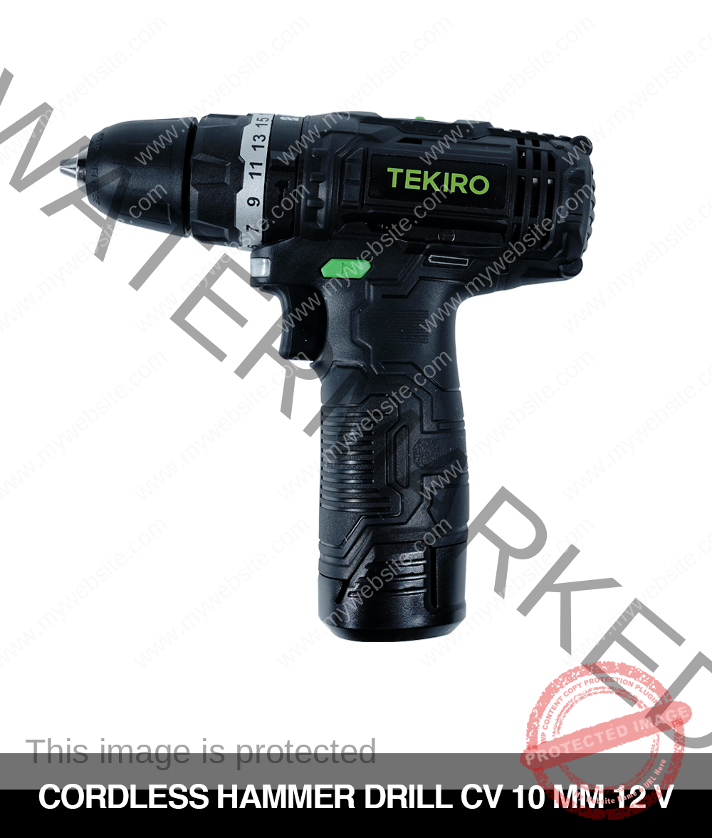 Cordless Hammer Drill Cv Mm V Tekiro Cordless